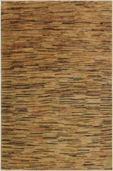 handmade Modern Gabbeh Beige Black Hand Knotted RECTANGLE 100% WOOL area rug 4  x 6
